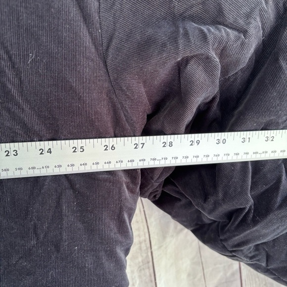 Vintage Tommy Hilfiger 90s Corduroy Trucker Style Black Puffer Jacket XXL - Picture 8 of 9